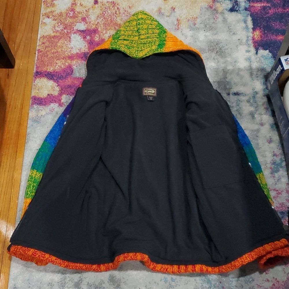 Kyber 100% Wool Rainbow Coat - Picture 13 of 16